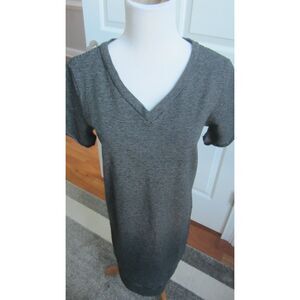 DAILY RITUAL BLACK & WHITE   STRIPE DRESS SHORT SLEEVE  PERFECT FOR SHOPPING  XS